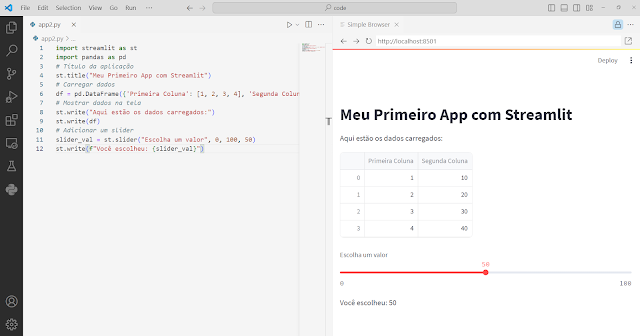 Streamlit exemplo 2